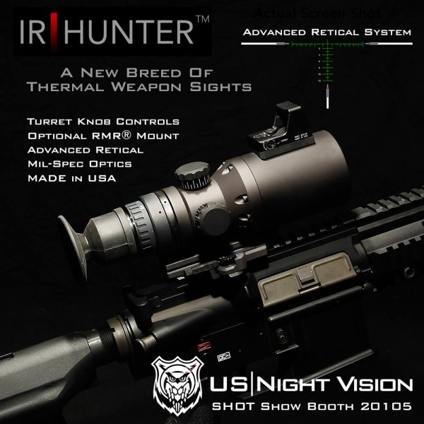 TGR to review US Nightvision IR Hunter thermal weapon sight.