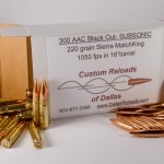 Dallas Reloads 300 blackout subsonic